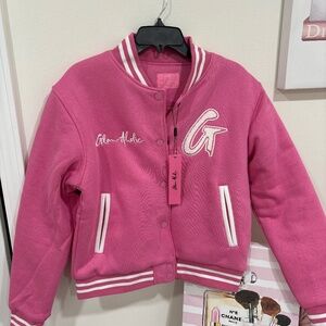 Glamaholic Varsity Jacket (PINK)